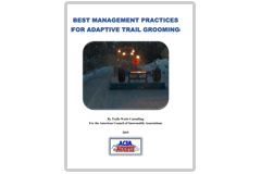 'Best Management Practices for Adaptive Trail Grooming' report