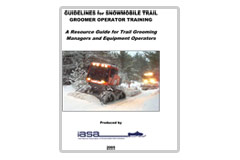 'Guidelines for Snowmobile Trail Groomer Operator Training' report'