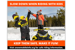 Slow down when riding with kids Social media meme 