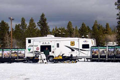 Snowmobiling education trailer