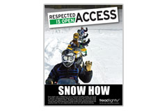 'Snow How' PSA poster