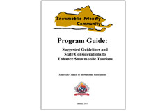 'Snowmobile Friendly Communities’ Program Guide