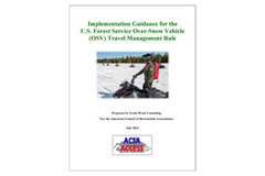 Access Guide for Snowmobiling on Private and Public Lands PDF